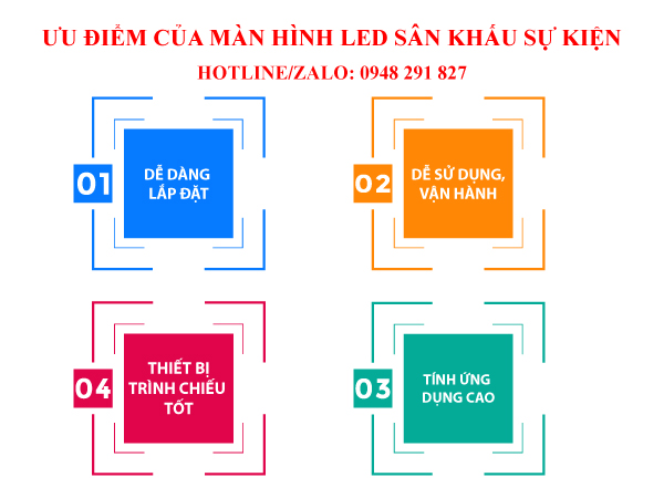 màn hình led sự kiện giá rẻ