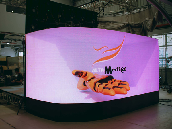 màn hình led 3d trong nhà