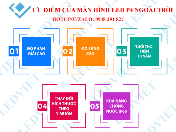 màn led p4 outdoor