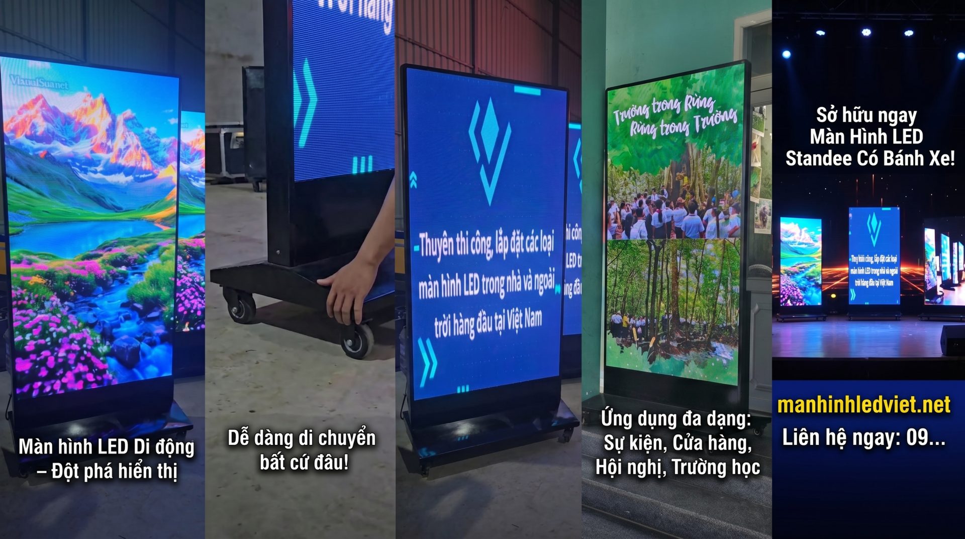 Màn hình led quảng cáostandee