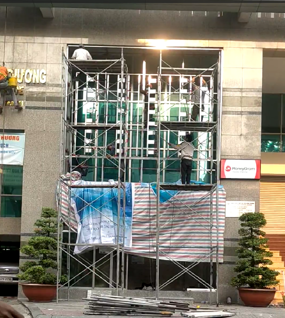 thi công màn hình led p4 ngoài trời